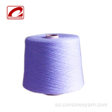 Xirna 10% cashmere yarn oo isku dhafan oo duubista